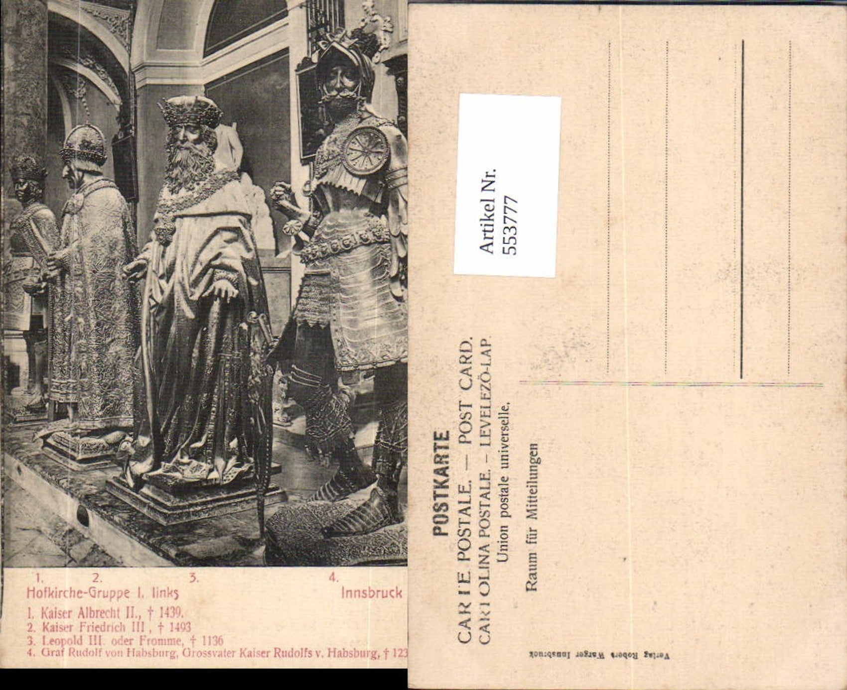 Alte Ansichtskarte – Old Postcard