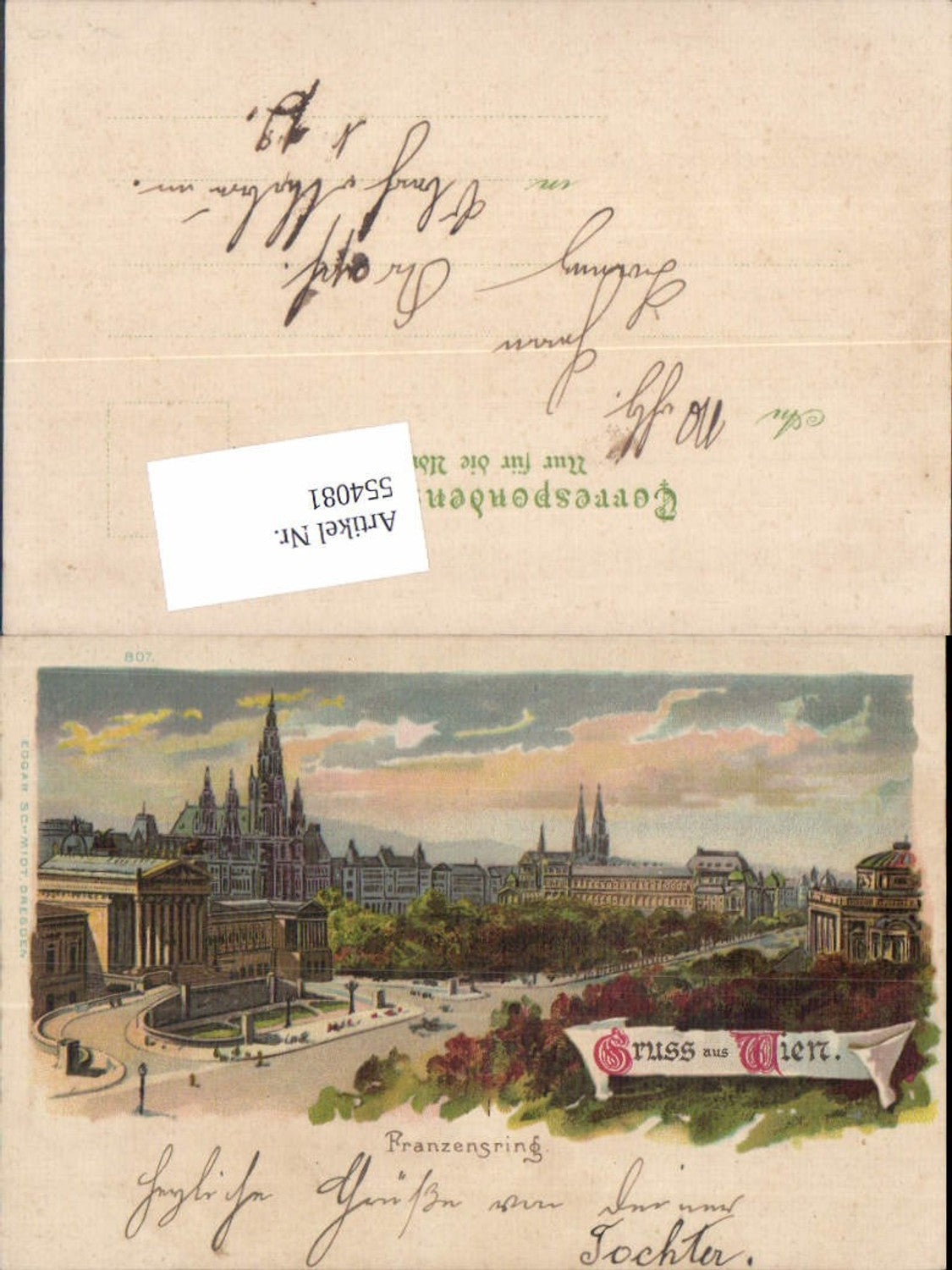 Alte Ansichtskarte – Old Postcard