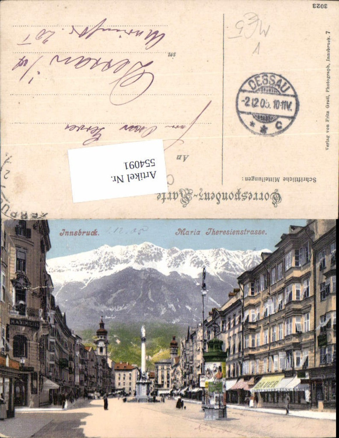 Alte Ansichtskarte – Old Postcard