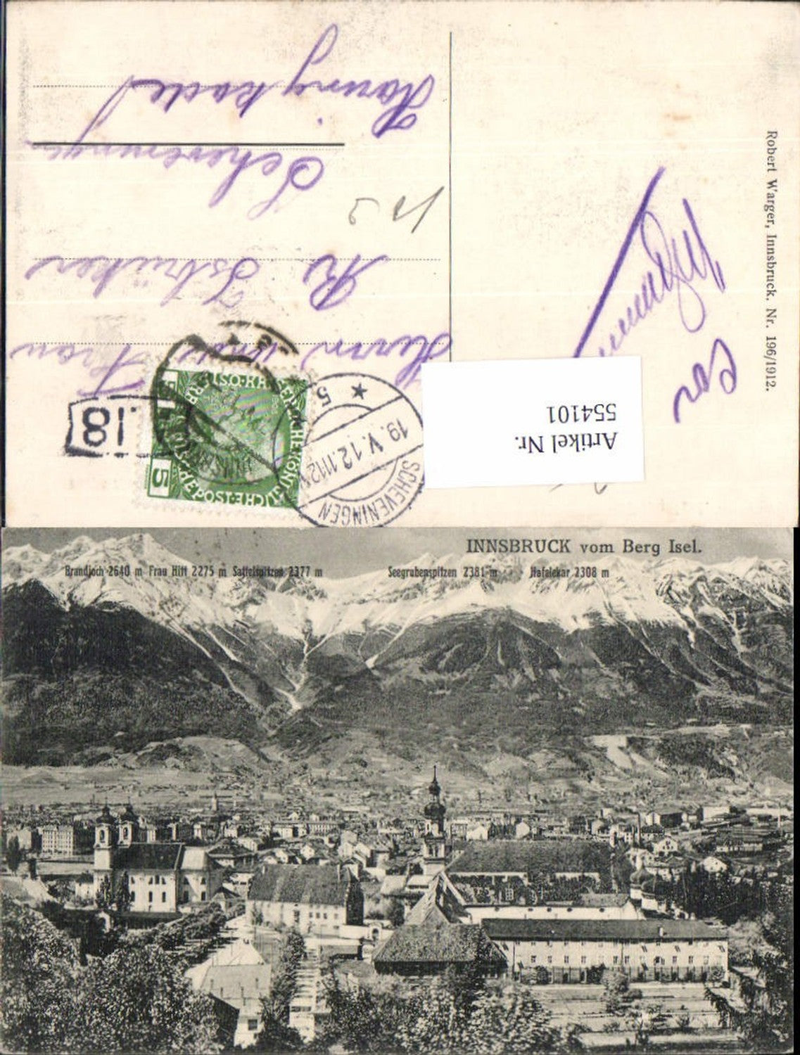 Alte Ansichtskarte – Old Postcard