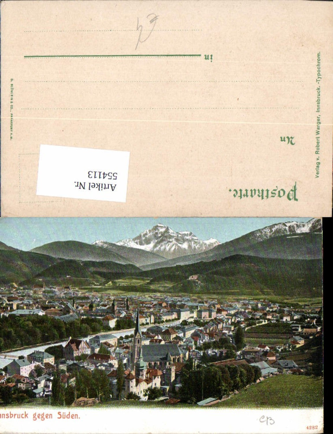 Alte Ansichtskarte – Old Postcard