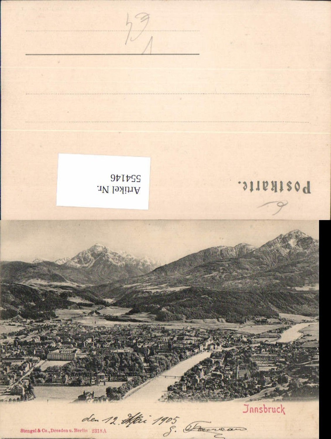 Alte Ansichtskarte – Old Postcard