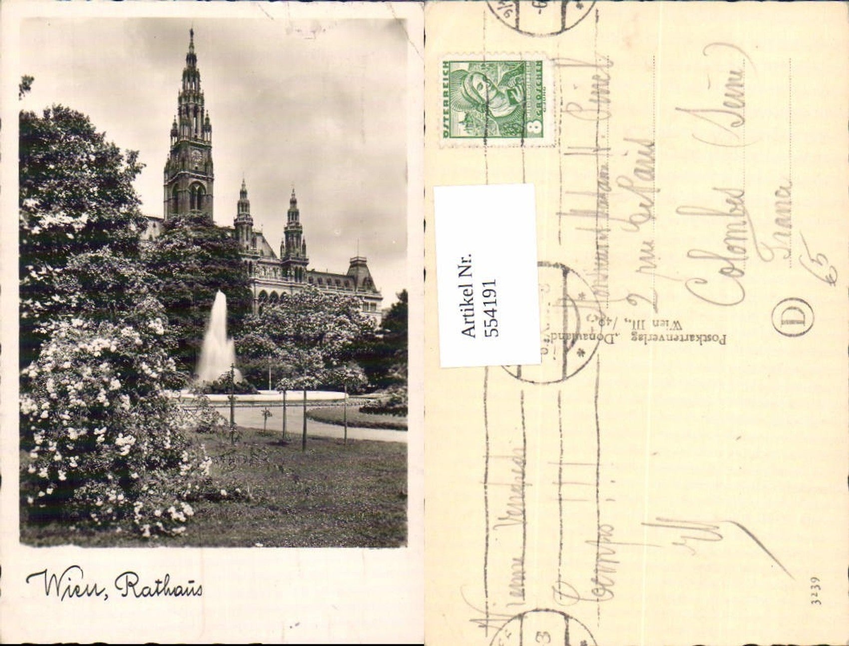 Alte Ansichtskarte – Old Postcard