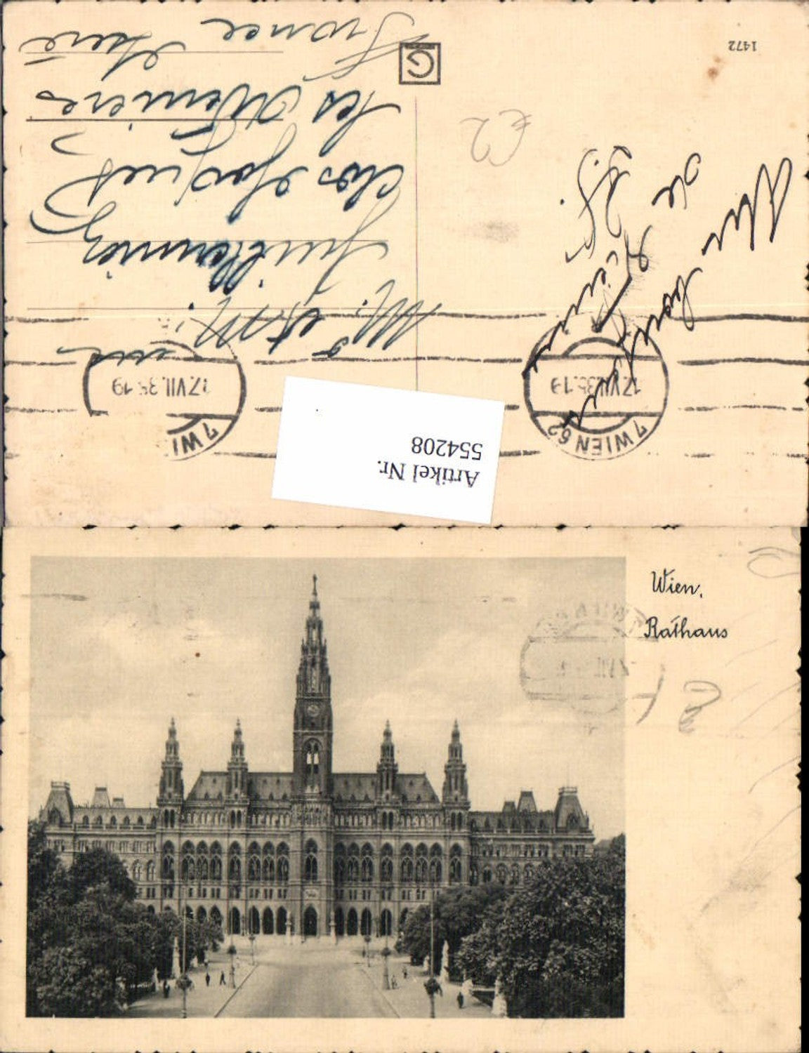 Alte Ansichtskarte – Old Postcard