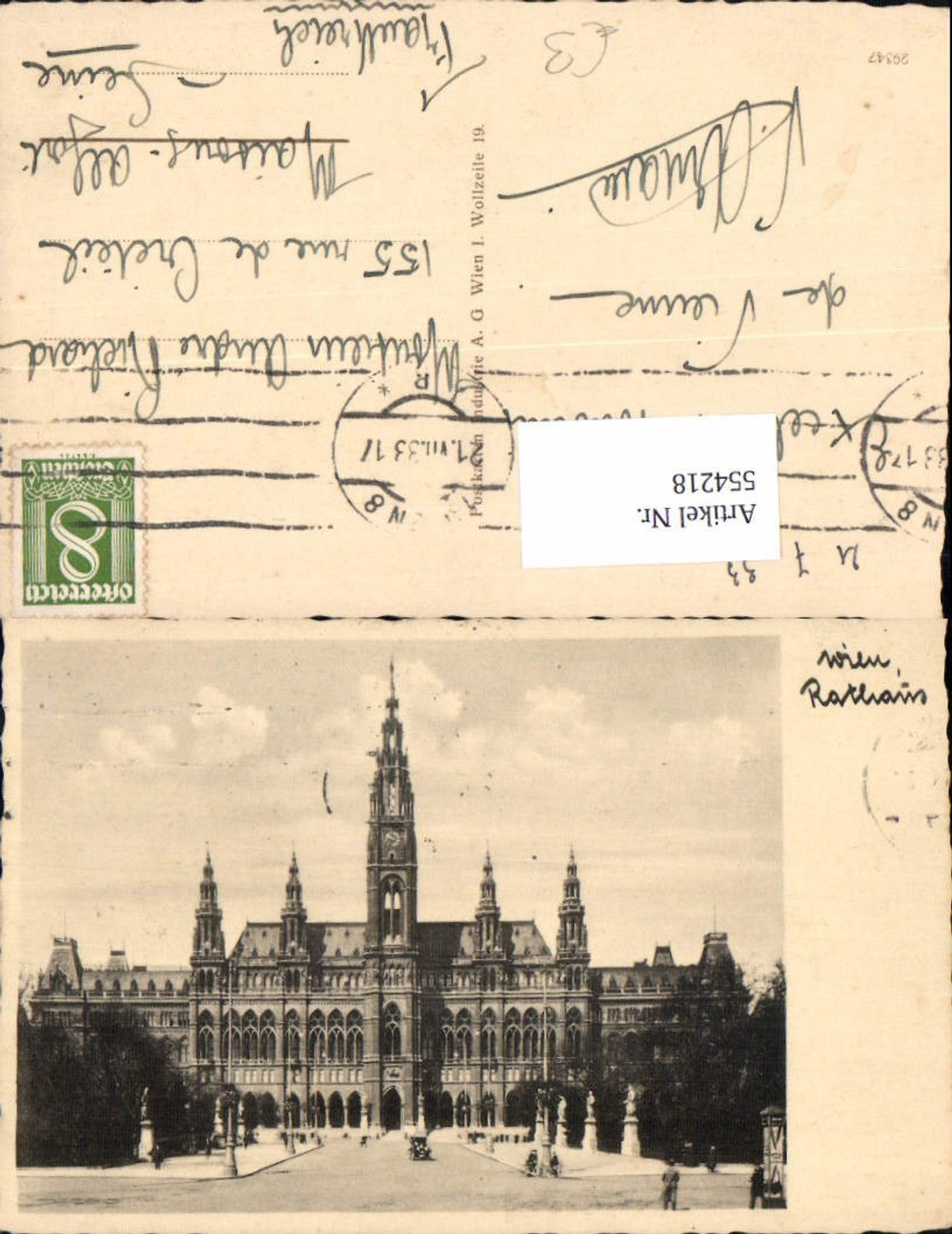 Alte Ansichtskarte – Old Postcard
