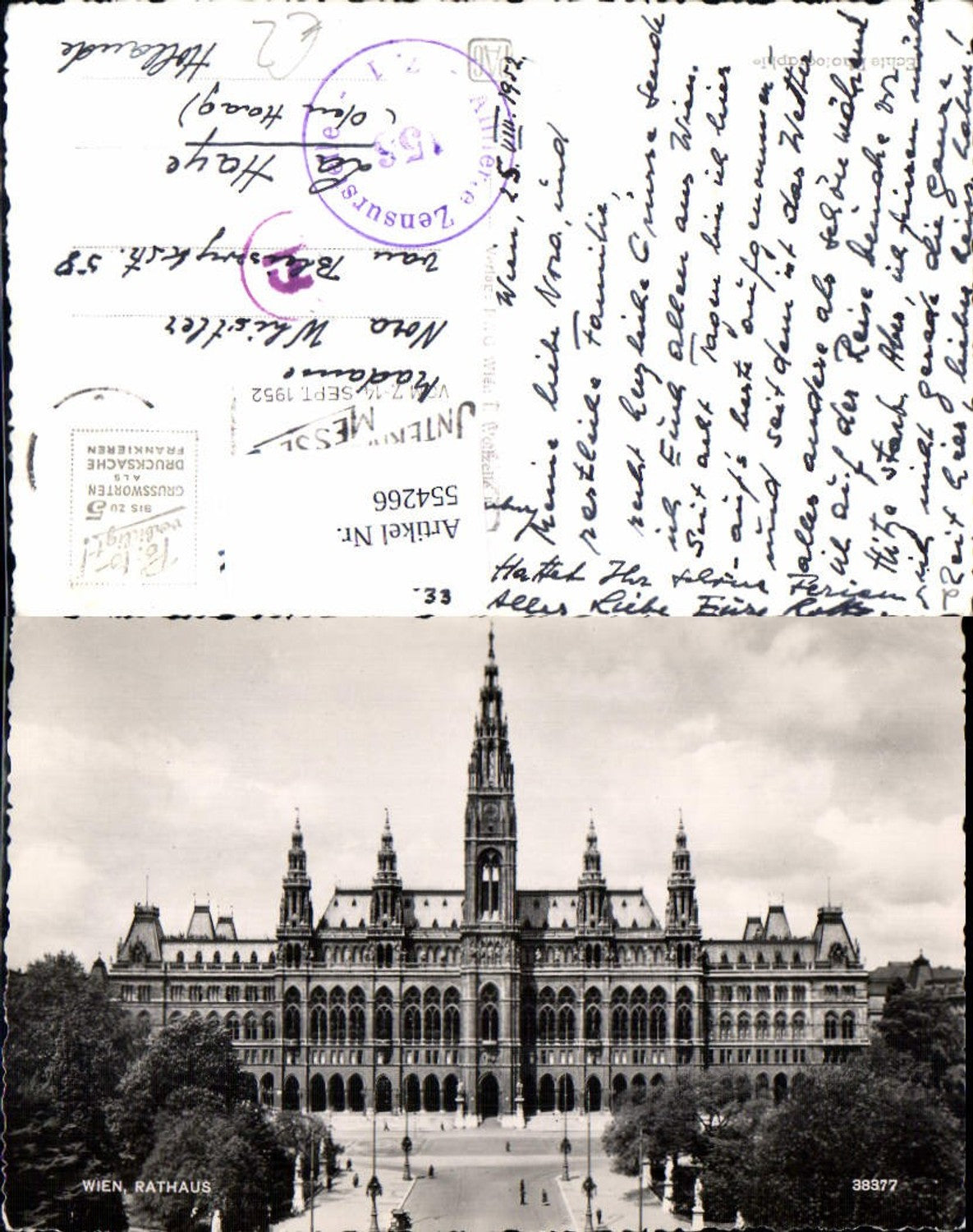 Alte Ansichtskarte – Old Postcard
