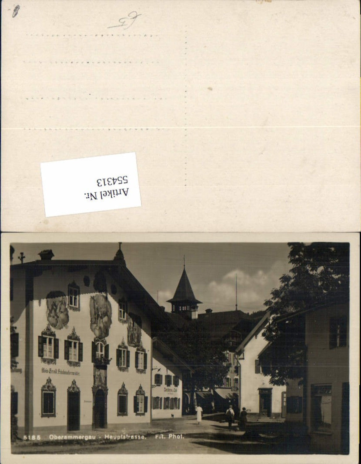554313,Oberammergau Hauptstrasse Schuhmachermeister Alois Gerold