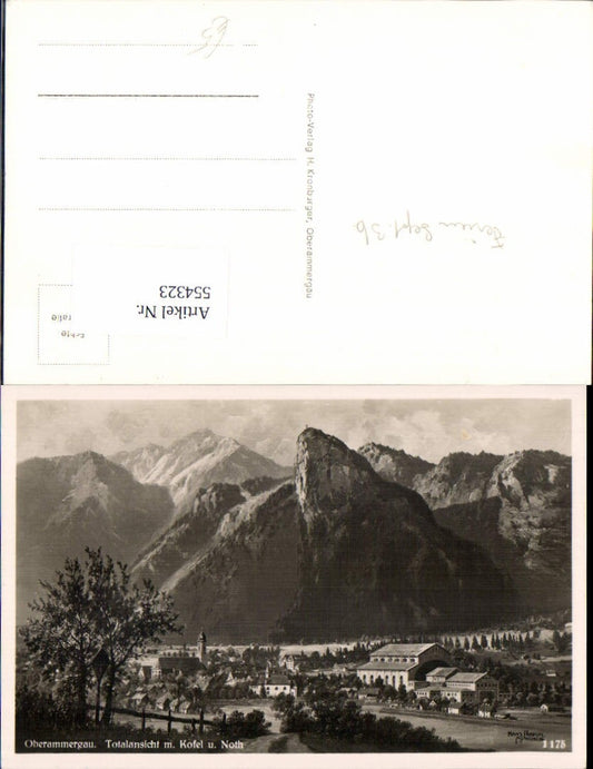 554323,Künstler AK Hans Fraham Oberammergau
