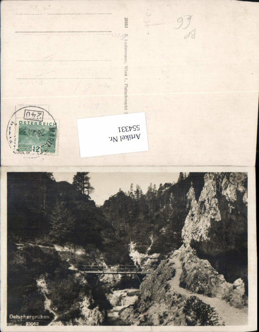 554331,Ötschergräben Tormäuer b. Kienberg Gaming Bahnpost zug 240