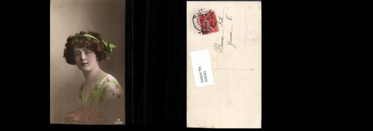 554341,tolle Foto-AK Frau Mode Portrait pub RPH 3345-5