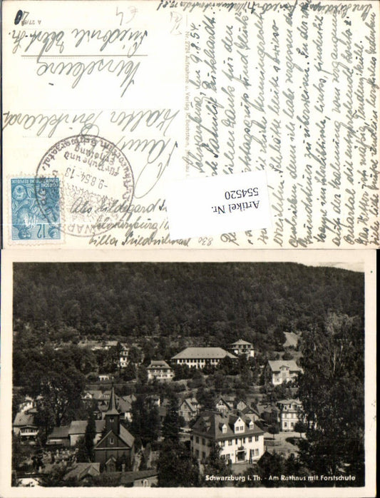 554520, Schwarzburg Blankenburg Thuringia Schwarzatal Forestry School
