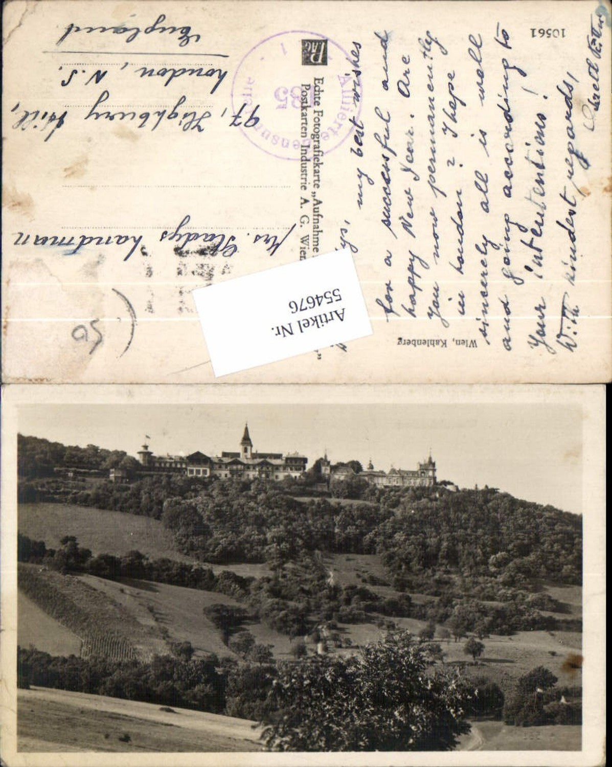 Alte Ansichtskarte – Old Postcard