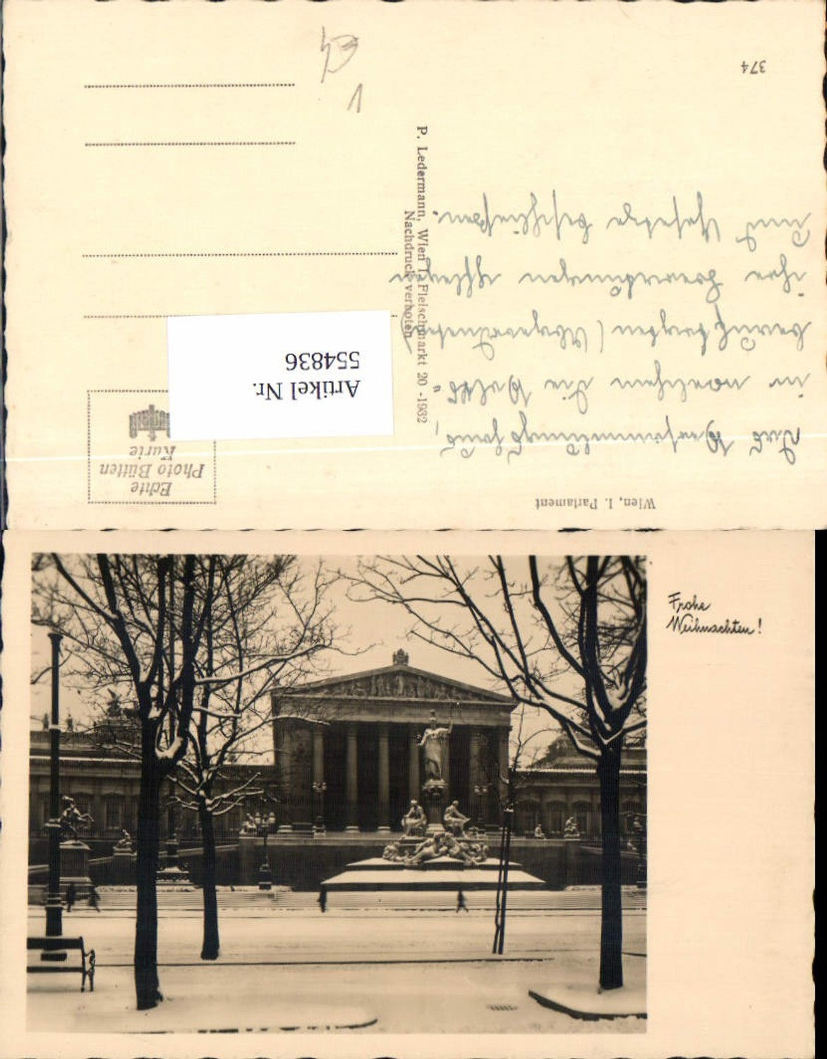 Alte Ansichtskarte – Old Postcard