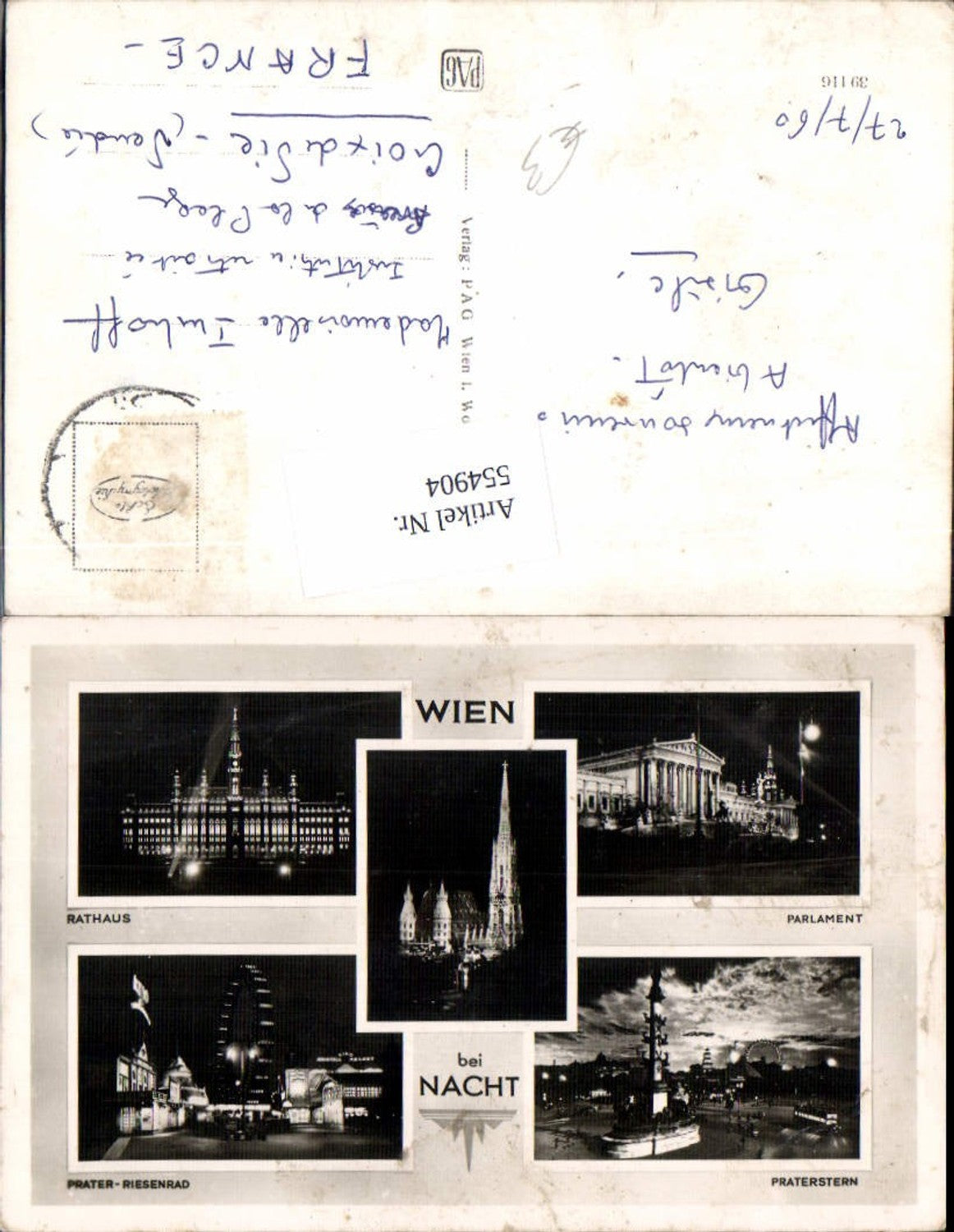 Alte Ansichtskarte – Old Postcard