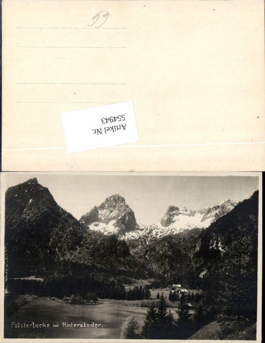 554943,Foto-AK Hinterstoder Polsterlucke pub Hochreiter 1208