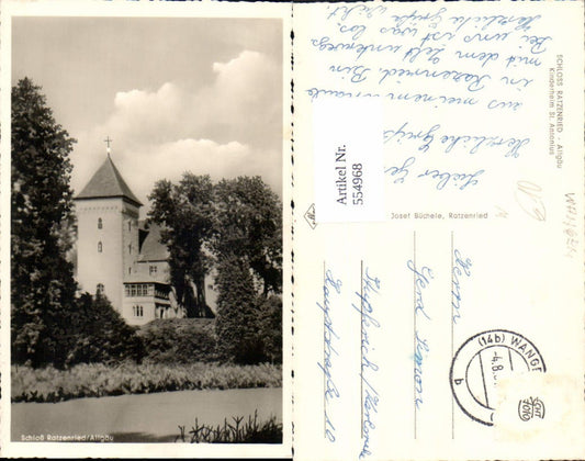 554968, Ratzenried Castle in the Allgäu region, Argenbühl St. Antonius, Ravensburg district