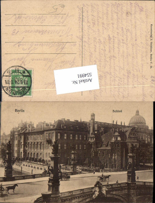 554991,Berlin Schloß Kutsche