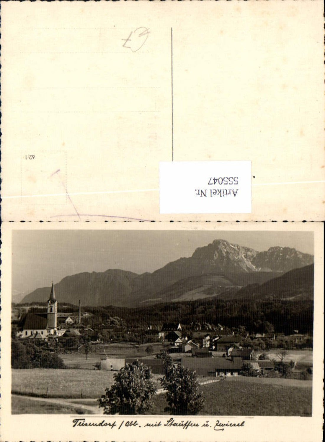 555047, Photo postcard Teisendorf Upper Bavaria Zwiesel Stauffen Inzell Freilassing Reichenhall