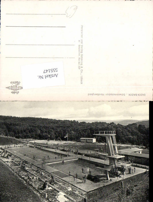 555147, Baden-Baden Hardbergbad outdoor swimming pool diving tower