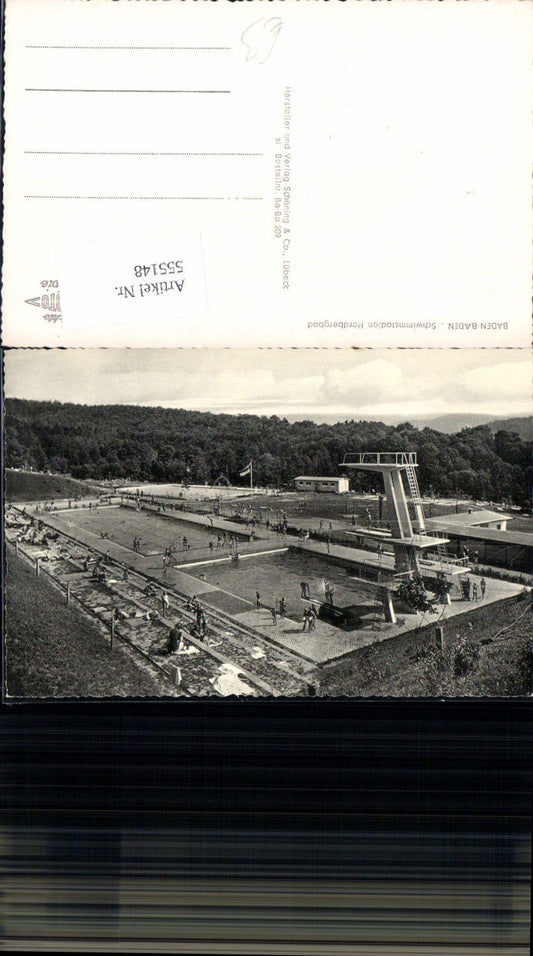 555148, Baden-Baden Hardbergbad outdoor swimming pool diving tower