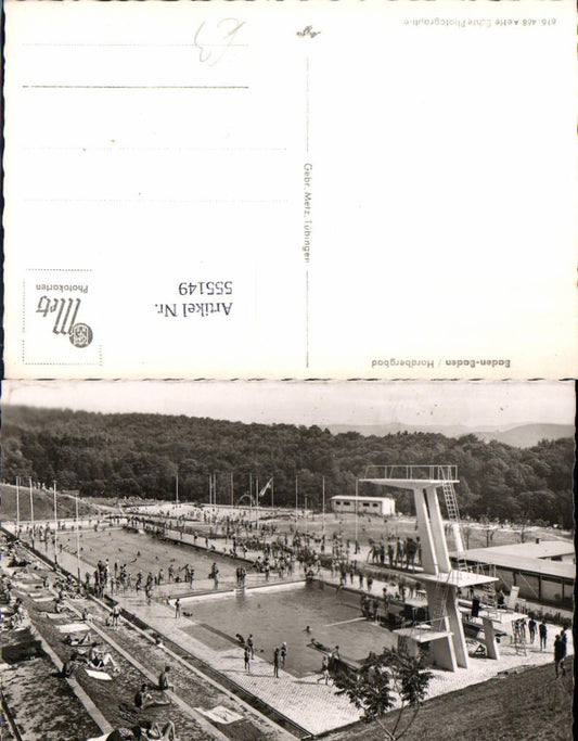 555149, Baden-Baden Hardbergbad outdoor swimming pool diving tower