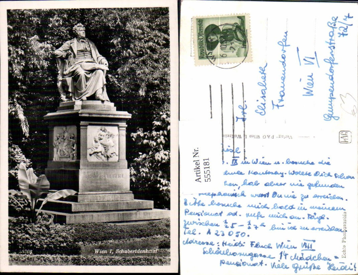 Alte Ansichtskarte – Old Postcard