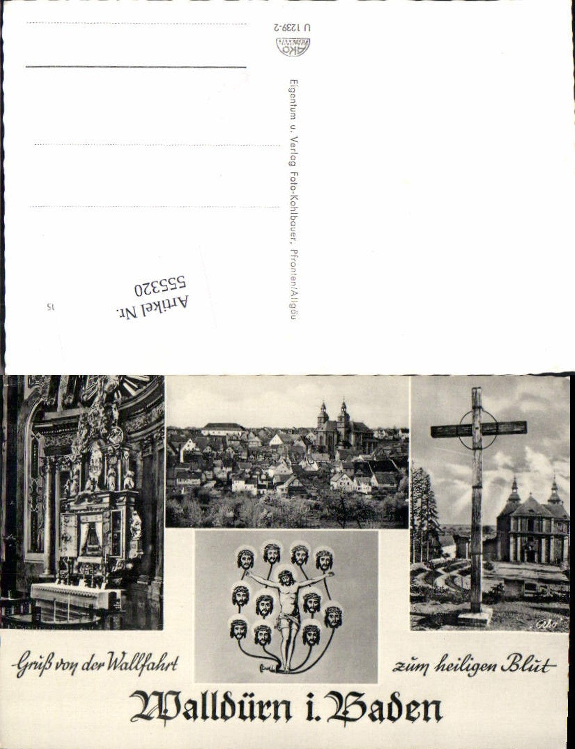 555320,Walldürn Baden Wallfahrt Heiligen Blut LK Neckar Odenwald Kreis