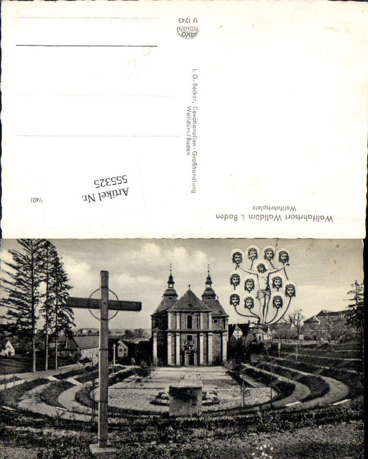 555325,Walldürn Baden Wallfahrt Heiligen Blut LK Neckar Odenwald Kreis