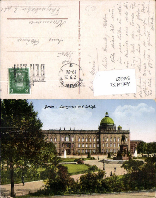 555327,Berlin Schloß Lustgarten