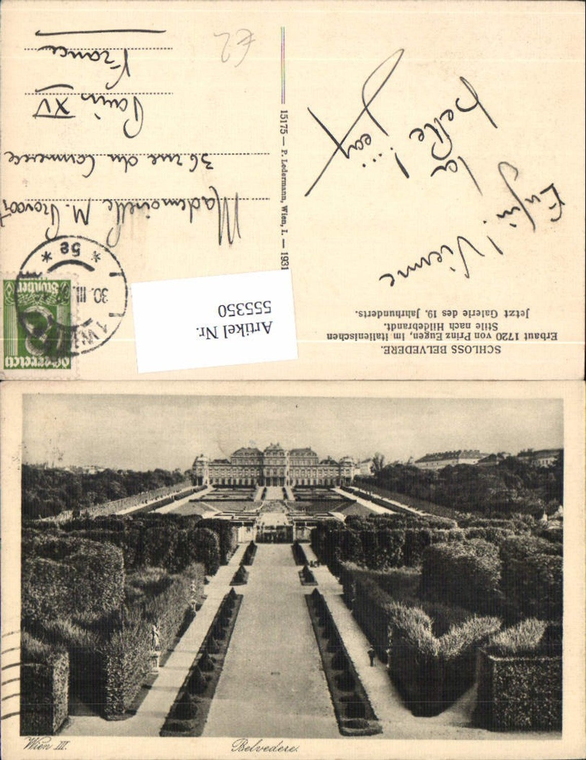 Alte Ansichtskarte – Old Postcard