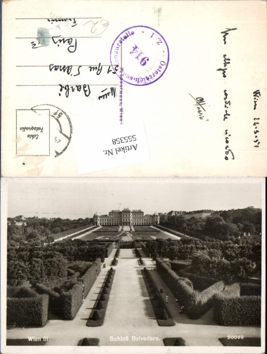 Alte Ansichtskarte – Old Postcard