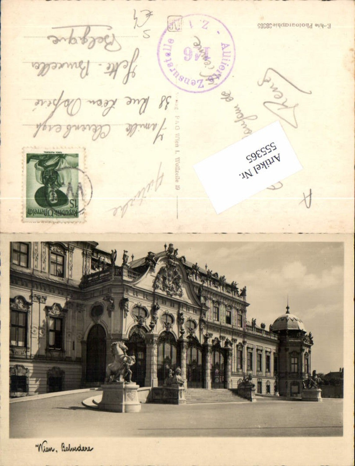 Alte Ansichtskarte – Old Postcard