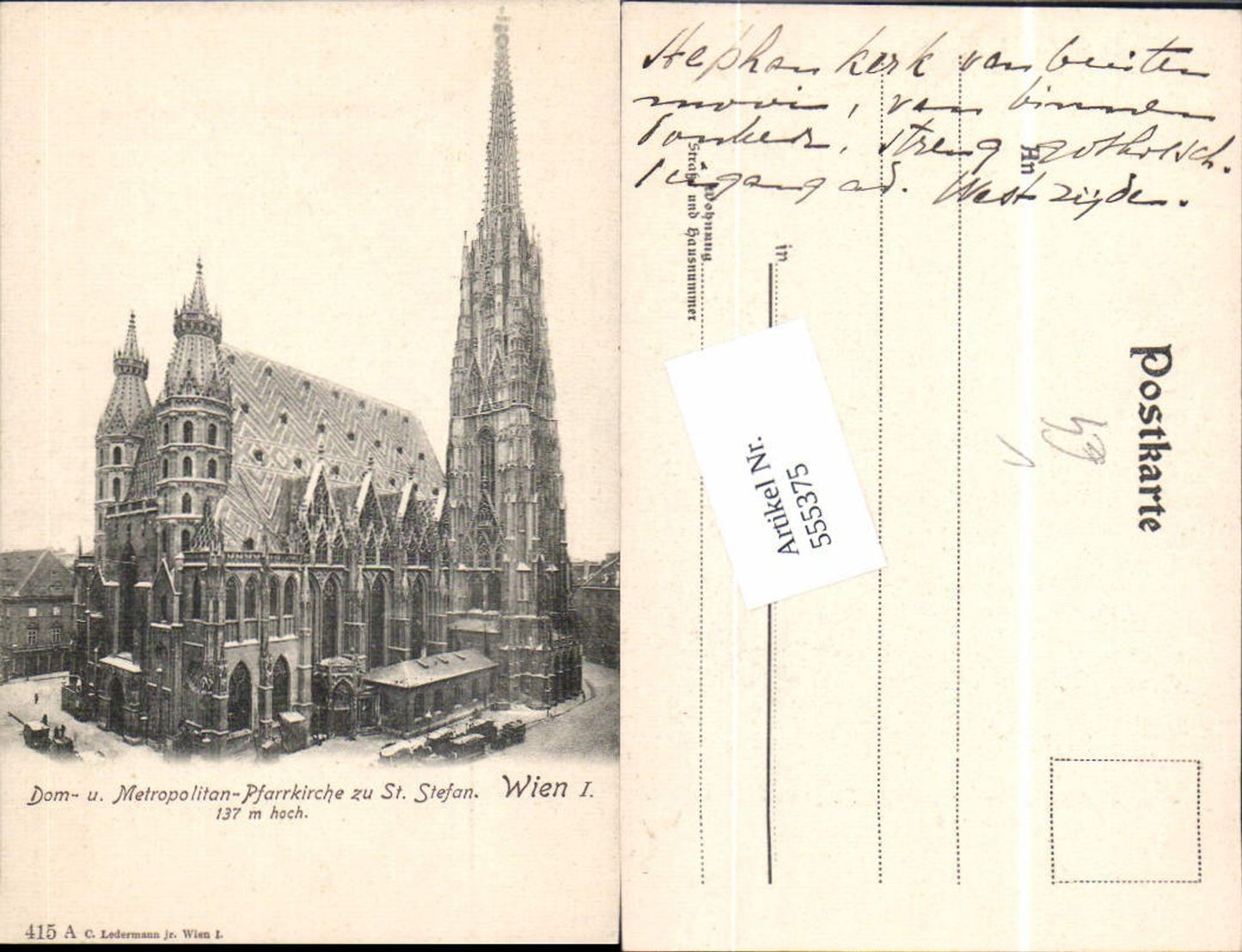 Alte Ansichtskarte – Old Postcard