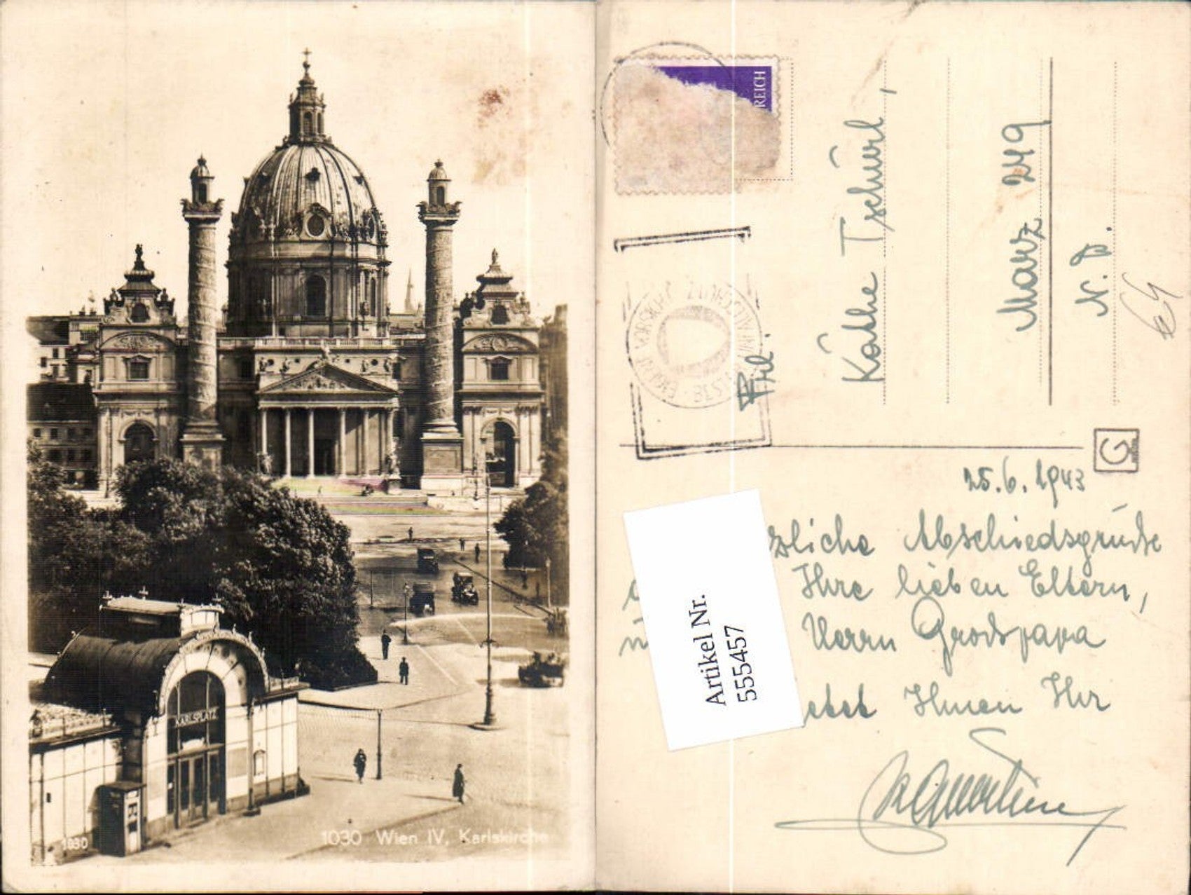 Alte Ansichtskarte – Old Postcard