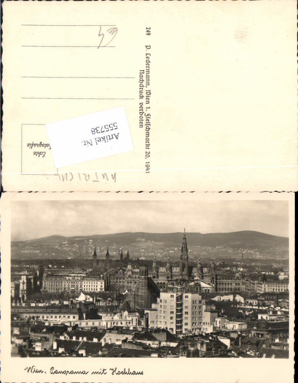 Alte Ansichtskarte – Old Postcard