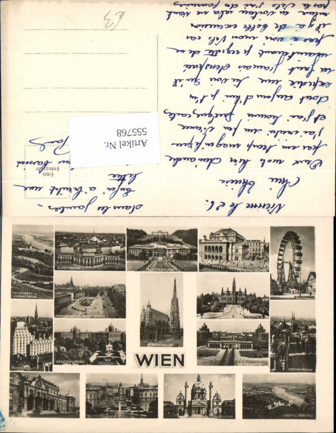 Alte Ansichtskarte – Old Postcard