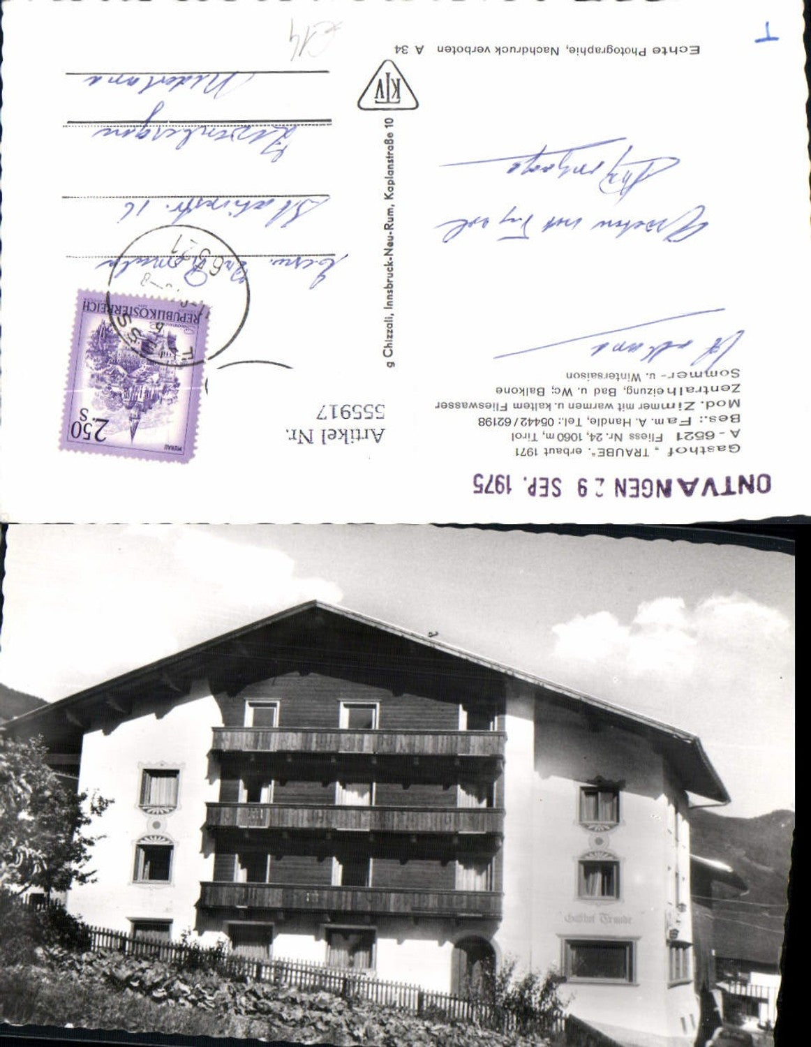 Alte Ansichtskarte – Old Postcard