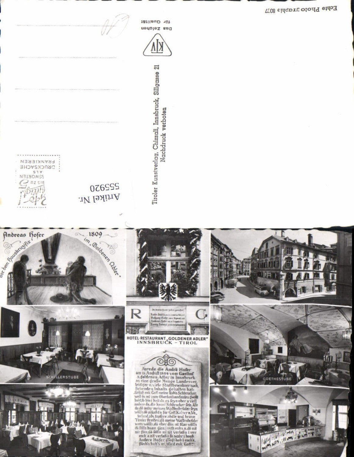 Alte Ansichtskarte – Old Postcard