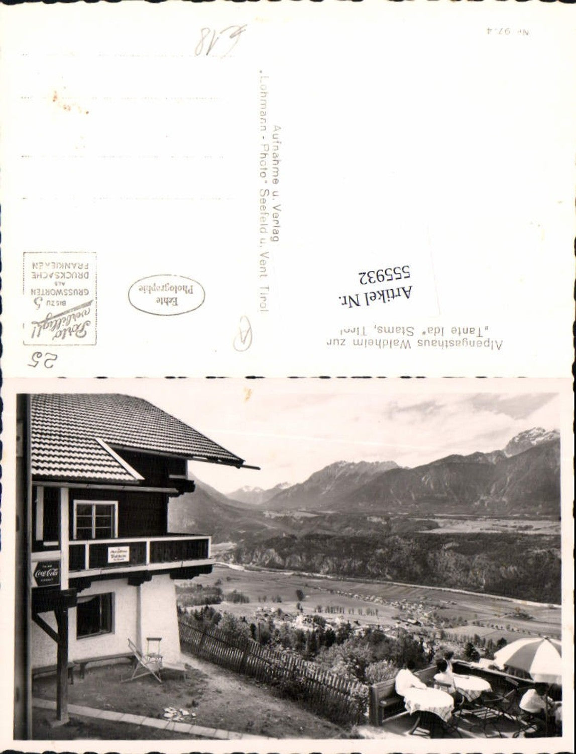 Alte Ansichtskarte – Old Postcard