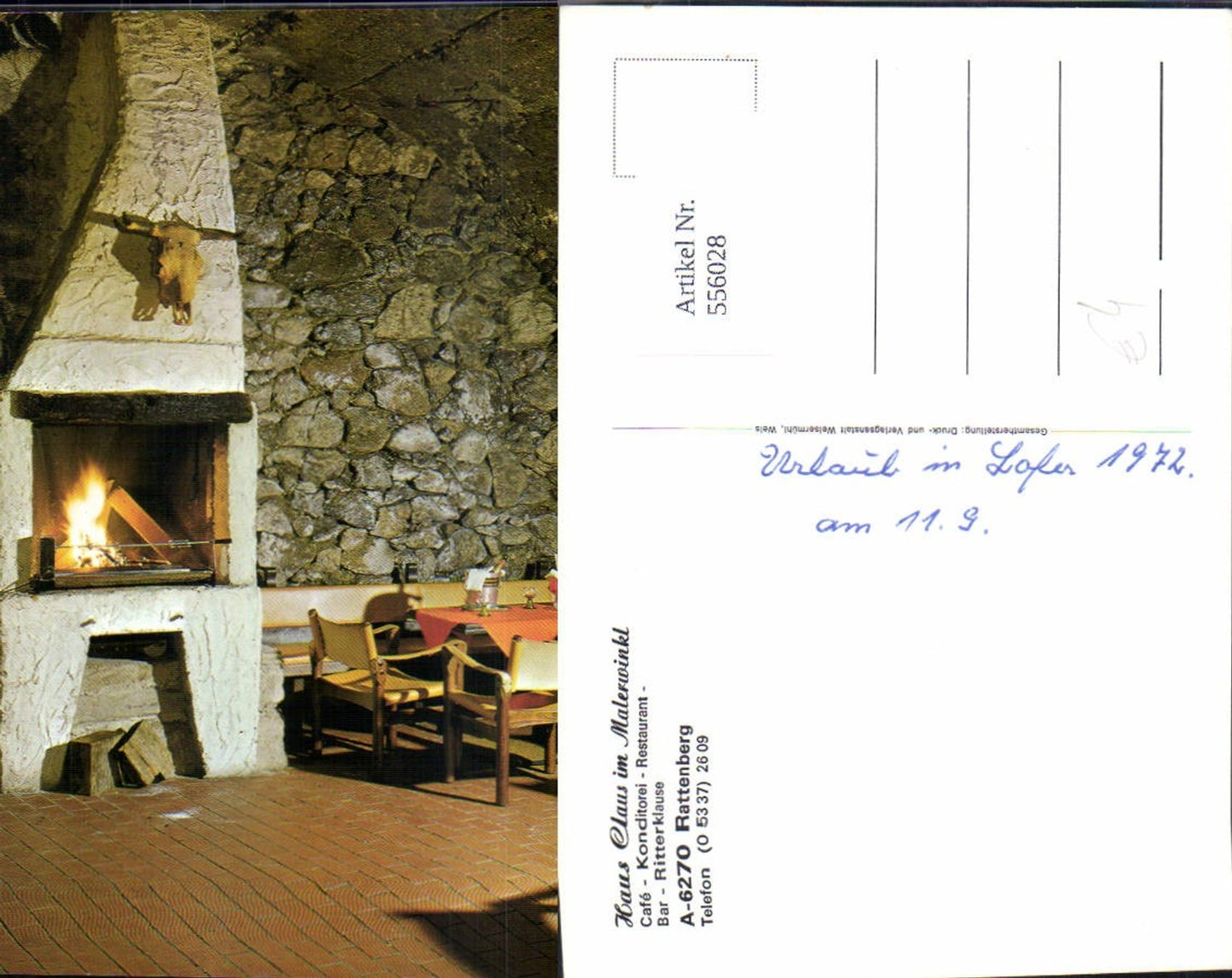 Alte Ansichtskarte – Old Postcard