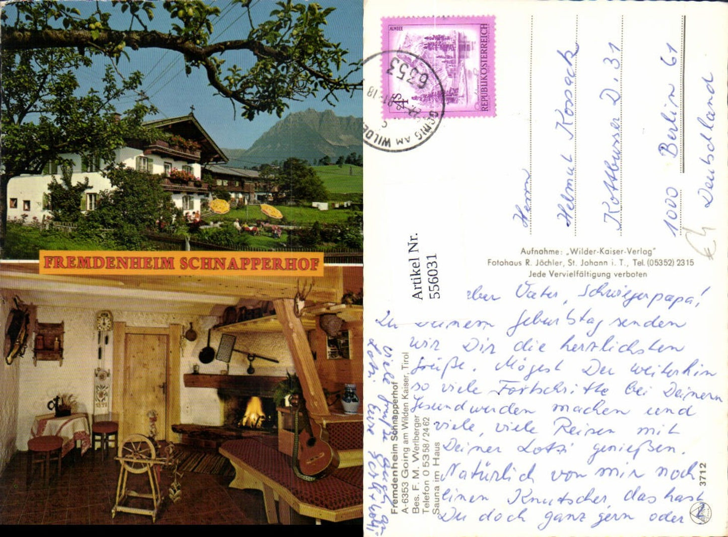 Alte Ansichtskarte – Old Postcard