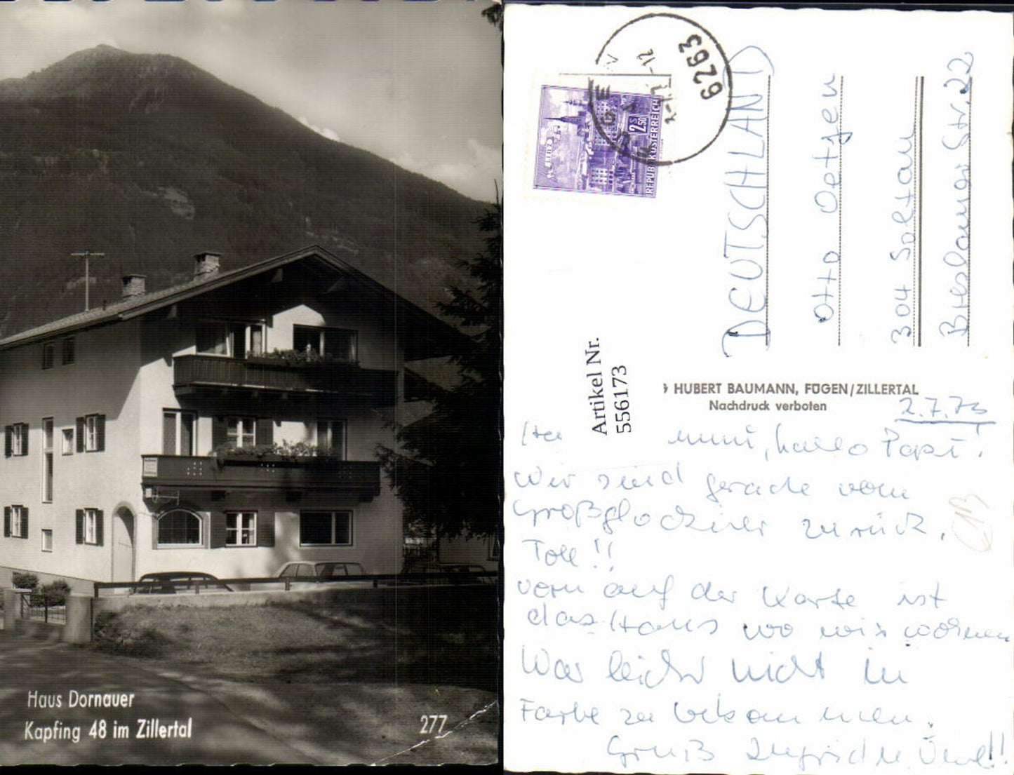 Alte Ansichtskarte – Old Postcard