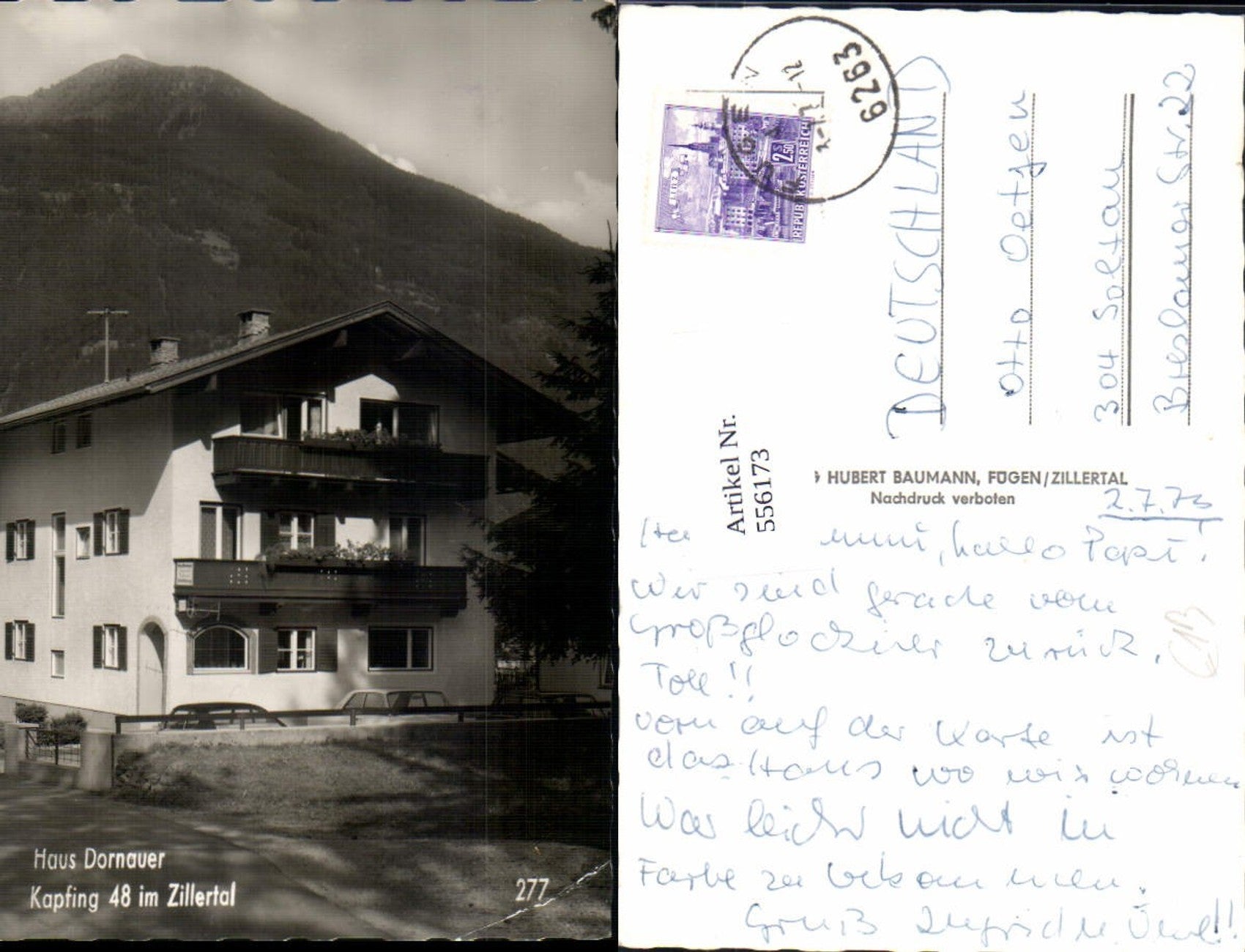 Alte Ansichtskarte – Old Postcard