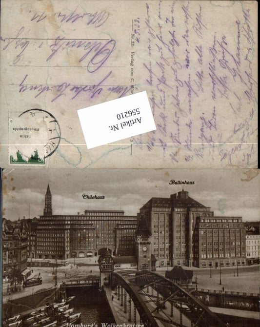 556210,Hamburg Wolkenkratzer Chilehaus Ballinhaus