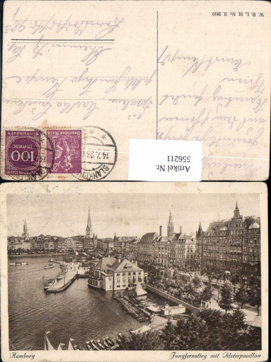 556211,Hamburg Altona Jungfernsteg Alsterpavillon