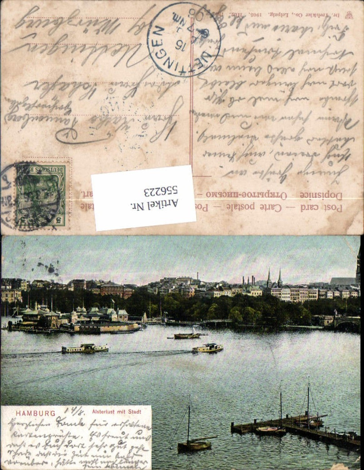 556223,Hamburg Hafen Alsterlust Schiffe pub Dr. Trenkler Hbg.135