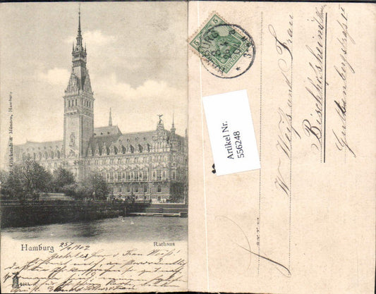 556248,Hamburg Rathaus pub Glückstadt & Münden 9401