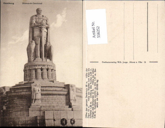 556252,Hamburg Neudtadt Bismarck Denkmal