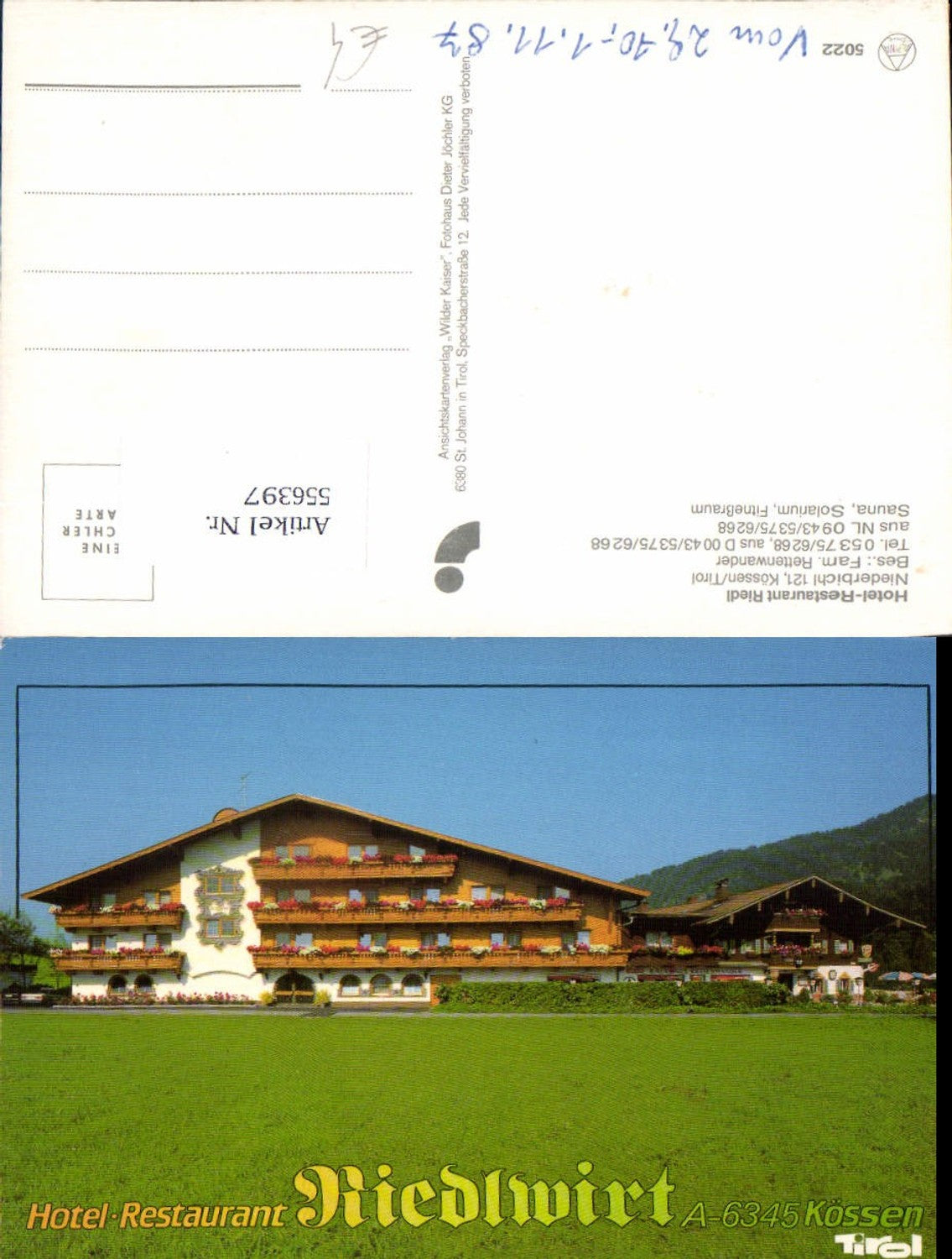 Alte Ansichtskarte – Old Postcard