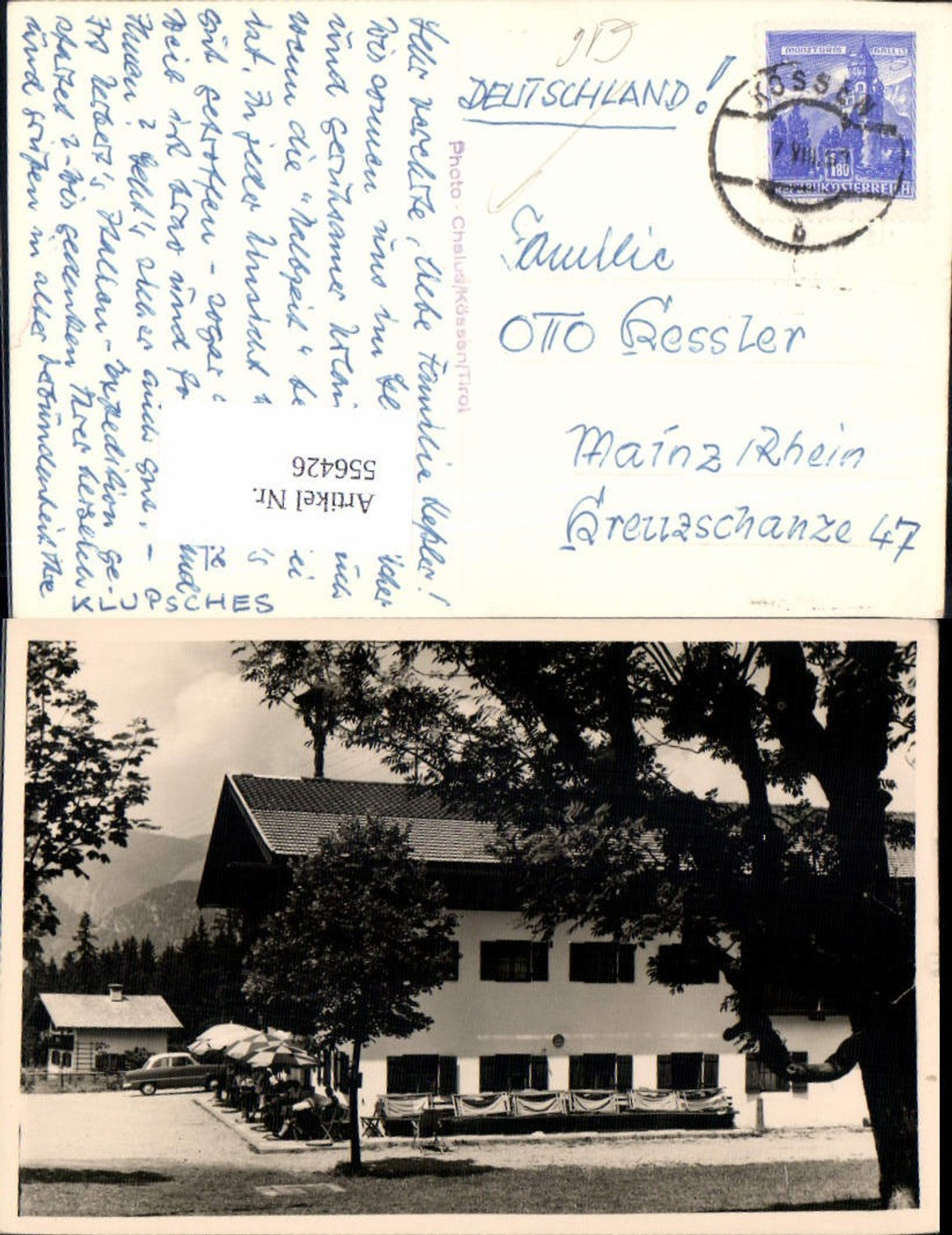 Alte Ansichtskarte – Old Postcard